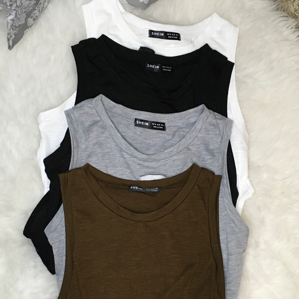 4 pack SHEIN thong bodysuit NWOT